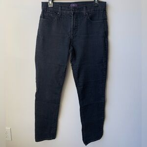 NYDJ Black Straight Leg Jeans